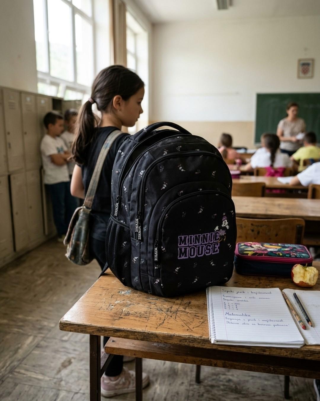 Školski ranac sa tri pregrade DISNEY MINNIE